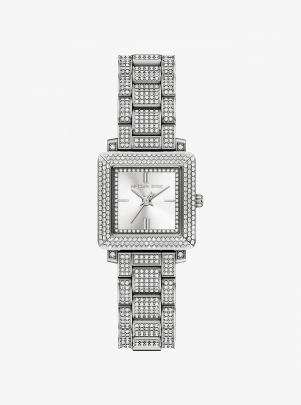 Petite Gwynn Pavé Silver-Tone Watch