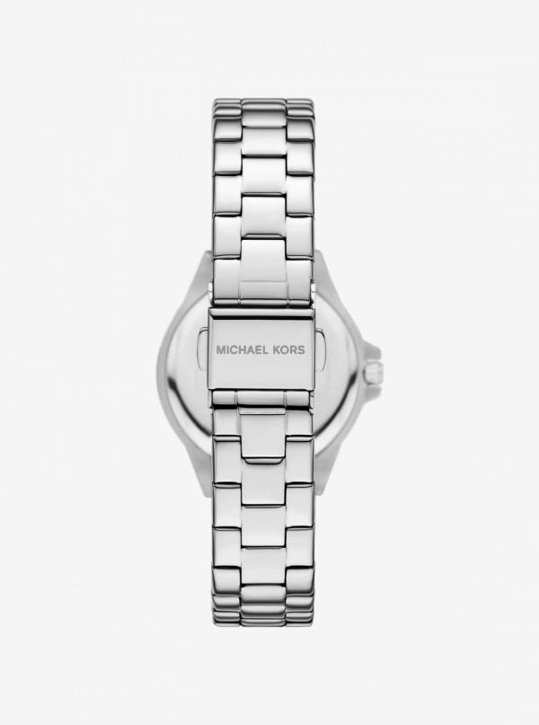 Lennox Mini Pavé Silver-Tone Watch