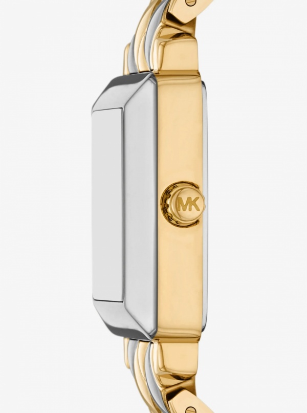 Petite Gwynn Pavé Two-Tone Watch