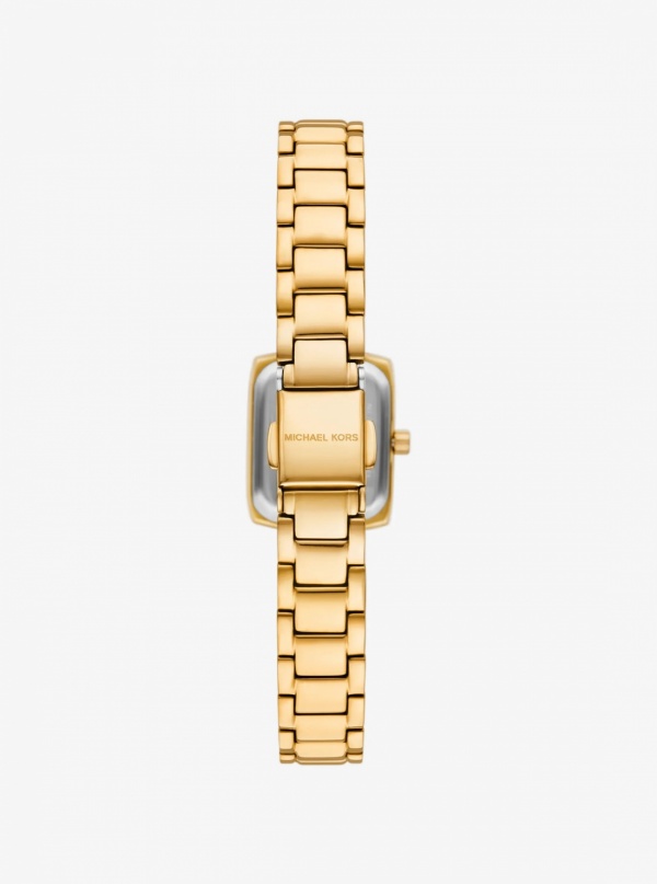 Micro Alane Pavé Gold-Tone Watch