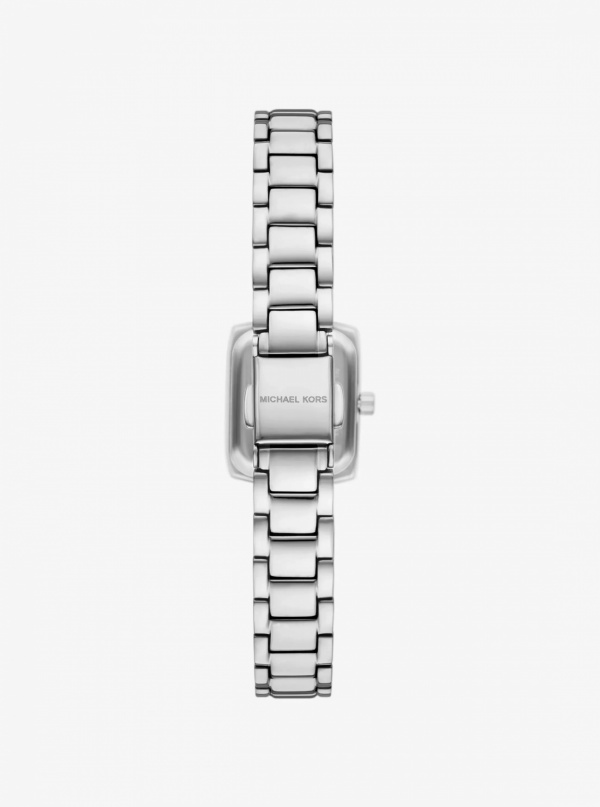 Micro Alane Silver-Tone Pavé Watch