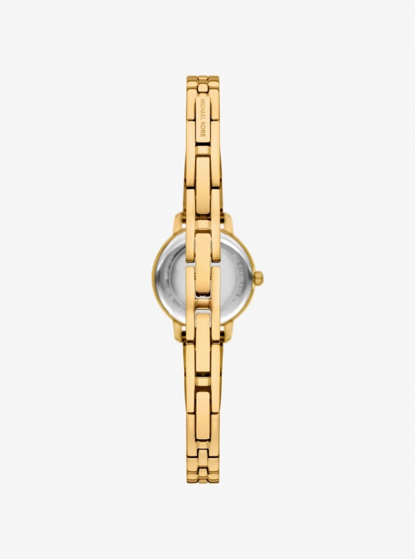 Micro Melissa Pavé Gold-Tone Watch