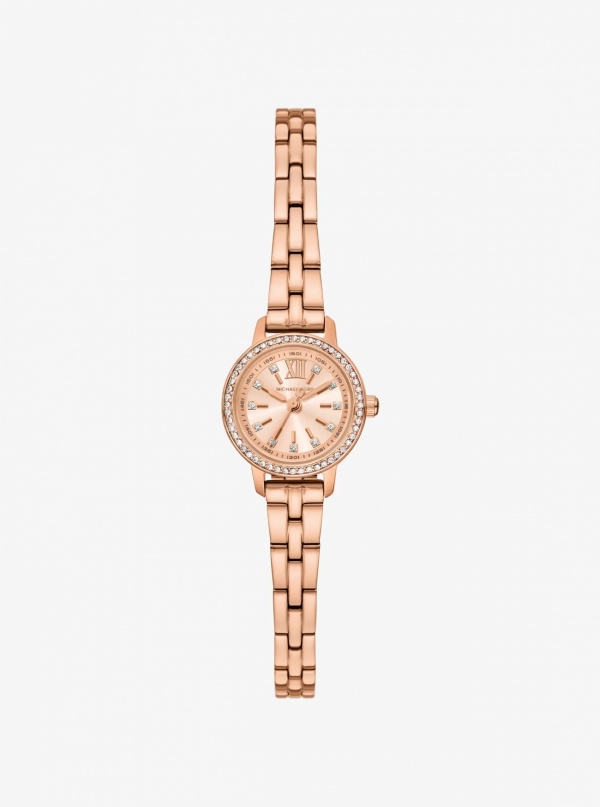 Micro Melissa Pavé Rose Gold-Tone Watch