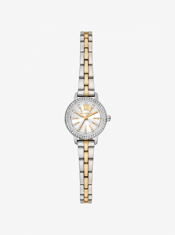 Micro Melissa Pavé Two-Tone Watch