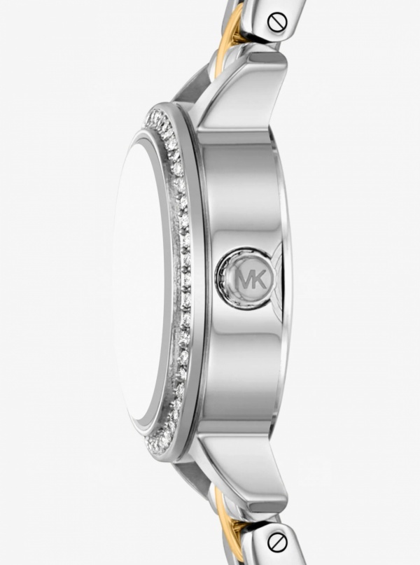 Micro Melissa Pavé Two-Tone Watch