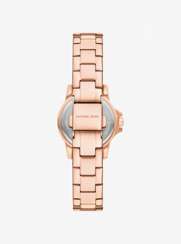 Petite Everest Pavé Rose Gold-Tone Watch and Bracelets Jewelry Gift Set