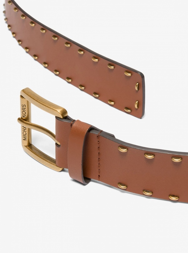 Studded Leather Belt