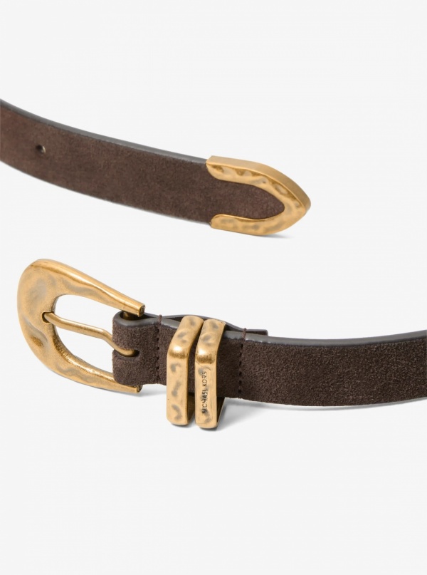 Michael Kors Suede Western Belt