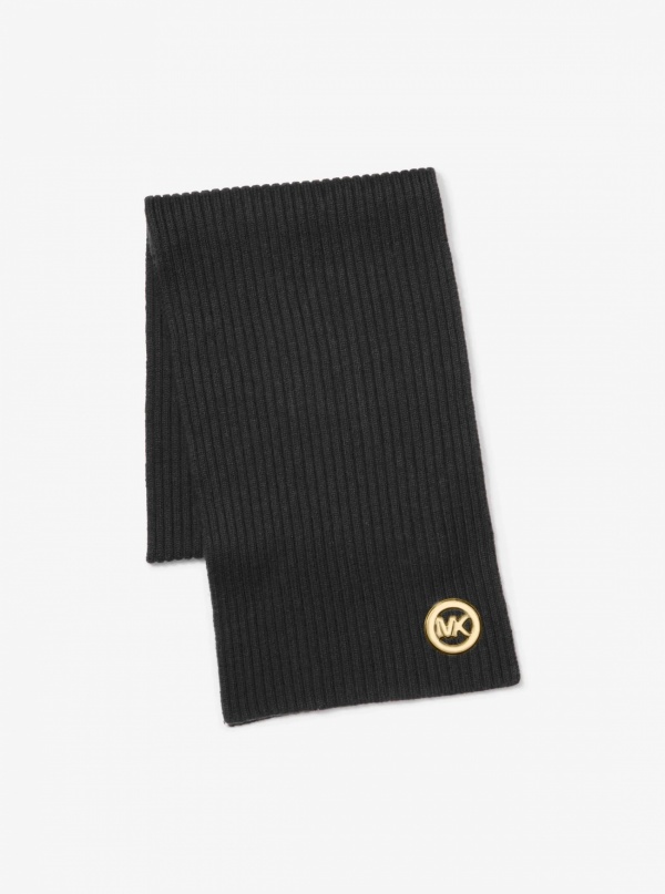 Michael Kors Ribbed Wool Scarf