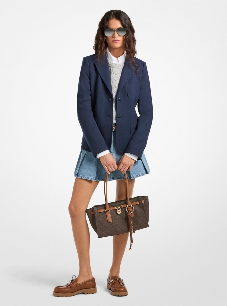 MICHAEL Michael Kors Stretch Wool Blend Twill Blazer