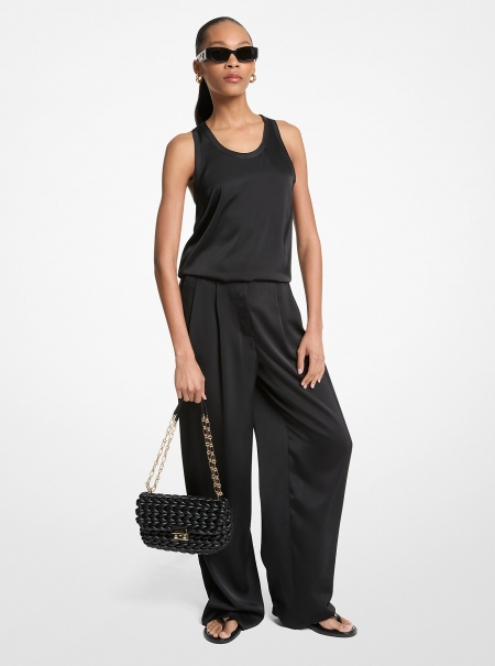MICHAEL Michael Kors Drapey Satin Wide Leg Pants