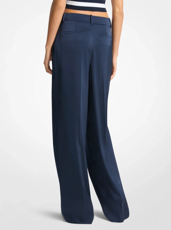 Michael Kors Michael Kors Drapey Satin Wide Leg Pants
