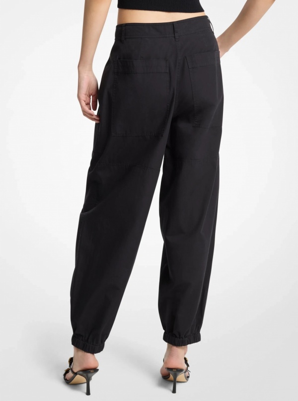 Michael Kors Cotton Poplin Parachute Jogger