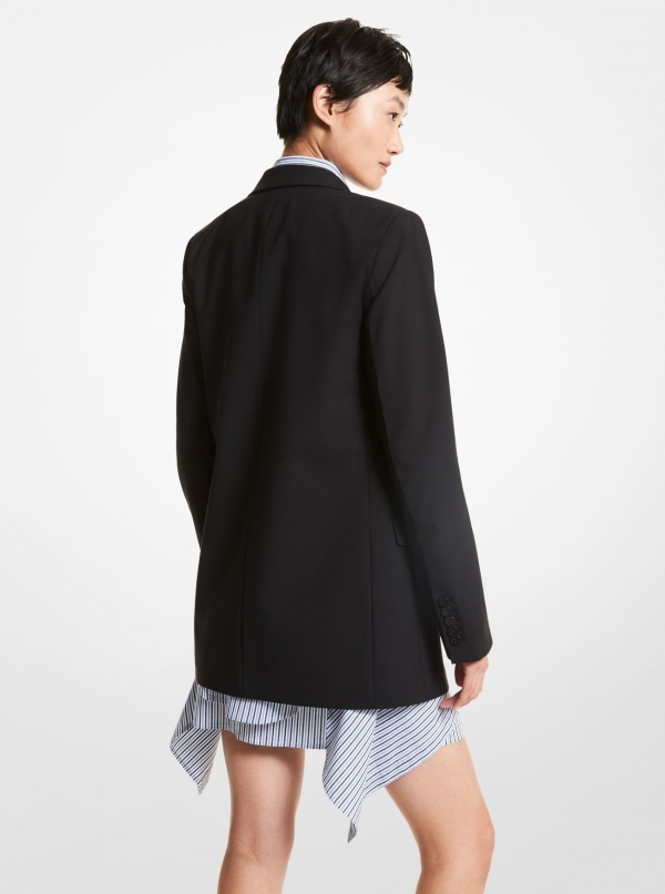 MICHAEL Michael Kors Stretch Wool Boyfriend Blazer