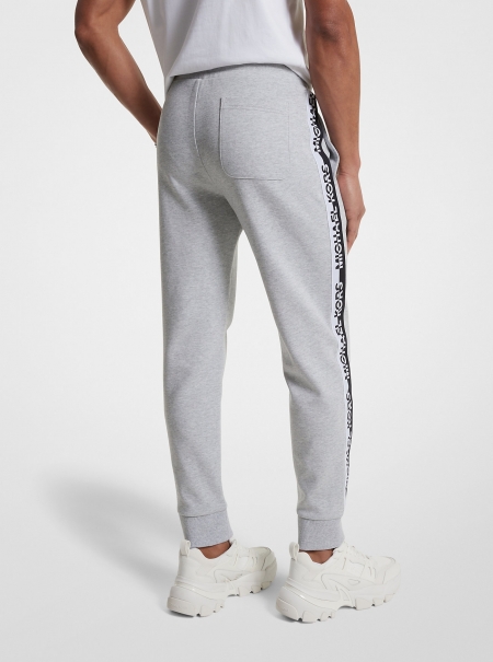 Michael Kors Mens Logo Tape Cotton Blend Joggers