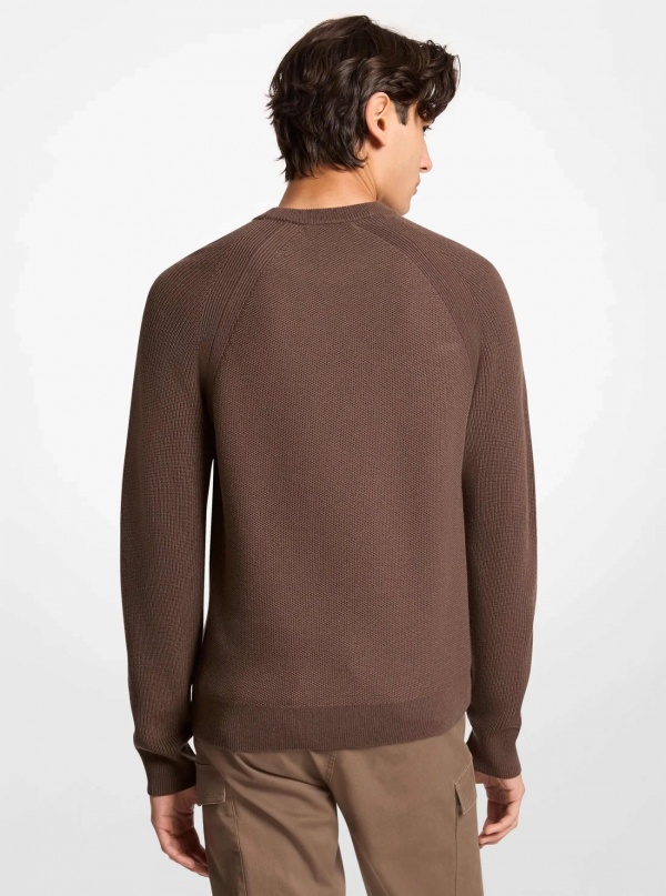 Michael Kors Mens Wool Blend Crewneck Sweater
