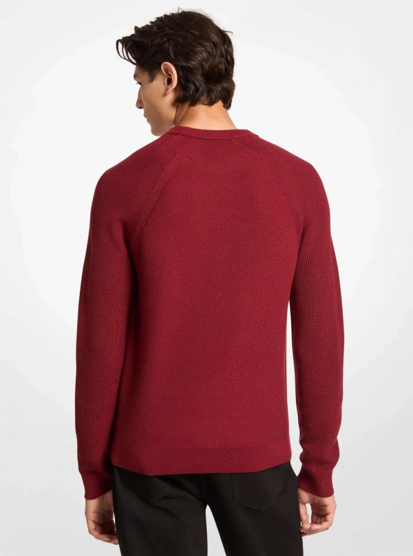 Michael Kors Mens Wool Blend Crewneck Sweater