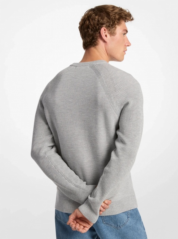 Michael Kors Mens Wool Blend Crewneck Sweater