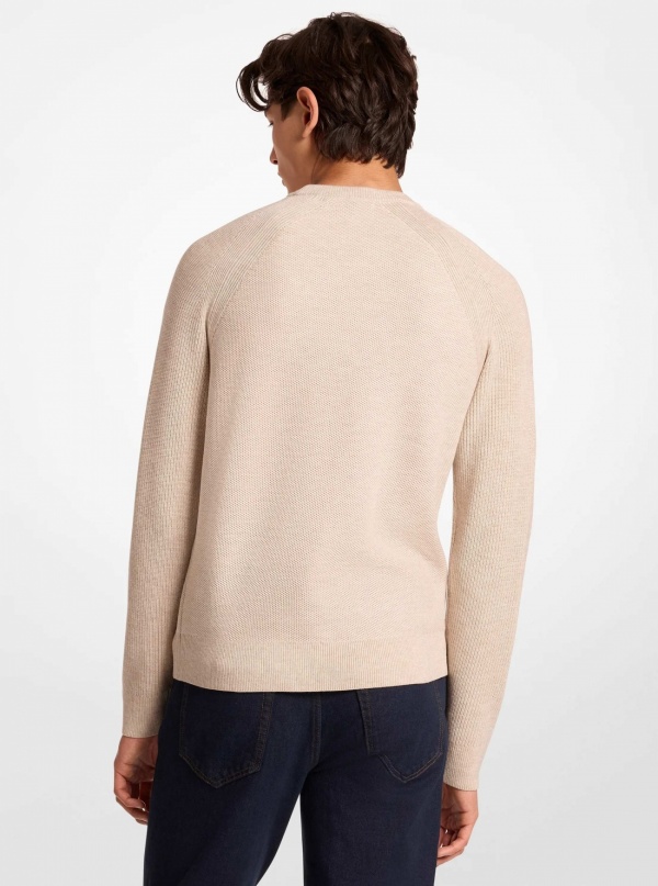 Michael Kors Mens Wool Blend Crewneck Sweater