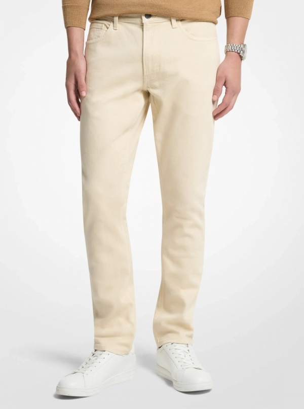 Michael Kors Mens Parker Slim-Fit Stretch Denim Jeans