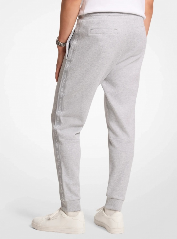 Logo Tape Cotton Blend Joggers
