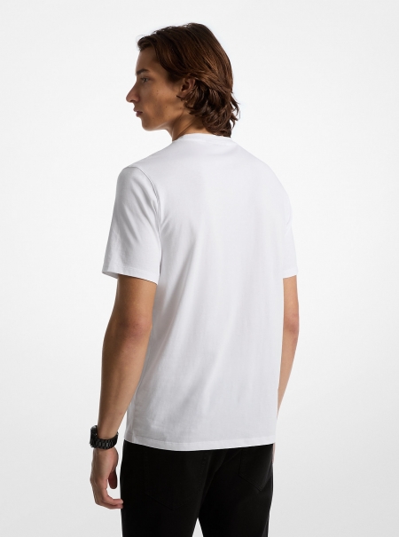 Michael Kors Mens Logo Cotton T-Shirt
