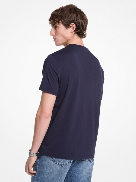 Michael Kors Mens Logo Cotton T-Shirt