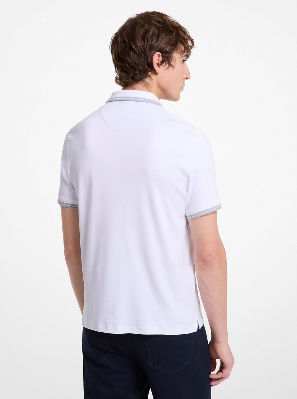 Michael Kors Mens Greenwich Cotton Polo Shirt