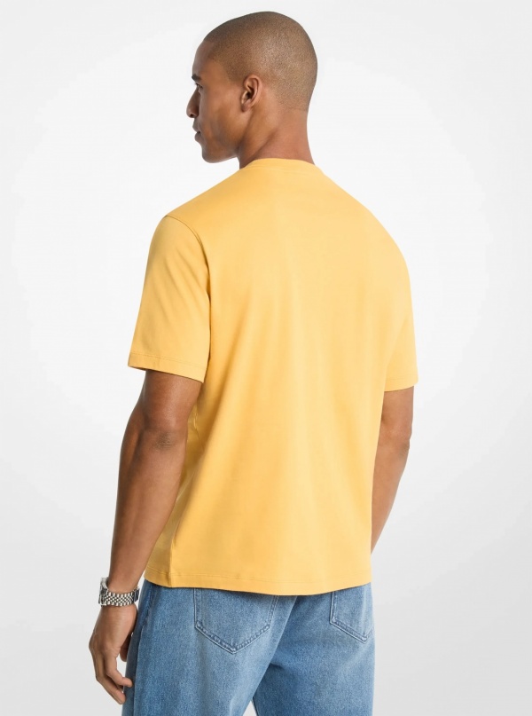 Michael Kors Mens Graphic Logo Cotton Jersey T-Shirt