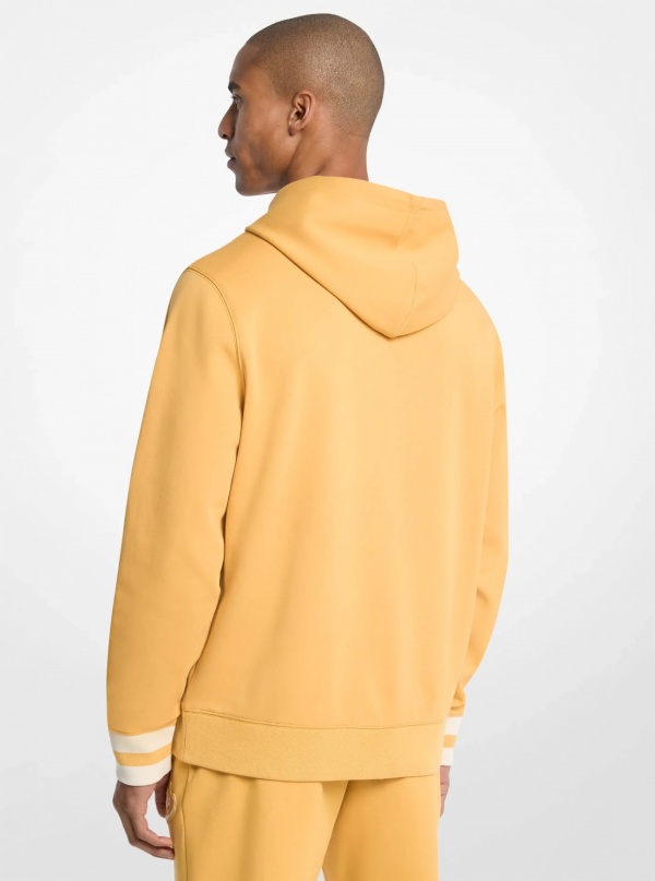 Michael Kors Mens KORS Varsity Knit Cotton Blend Hoodie