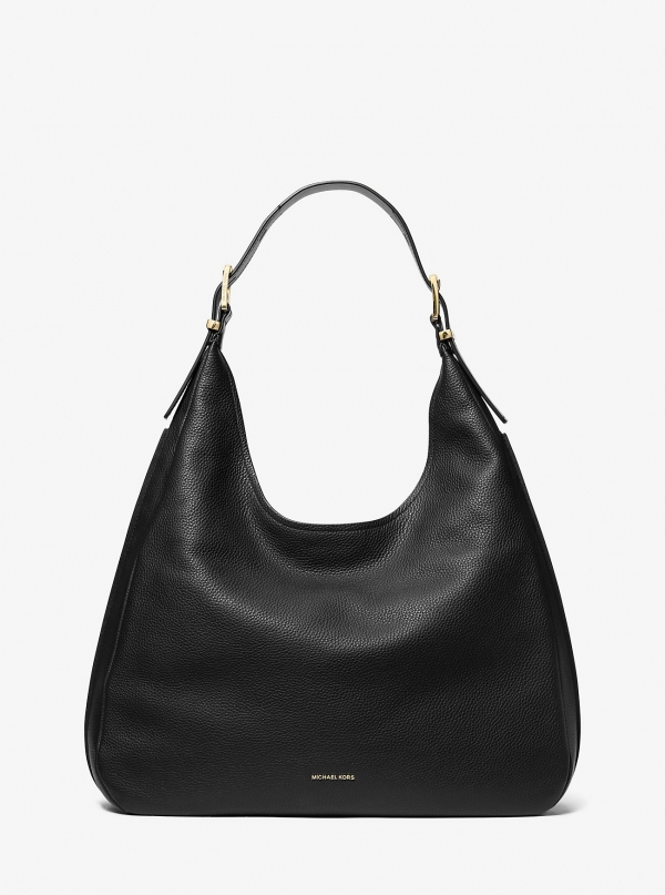 MICHAEL Michael Kors Nolita Large Pebbled Leather Hobo Shoulder Bag