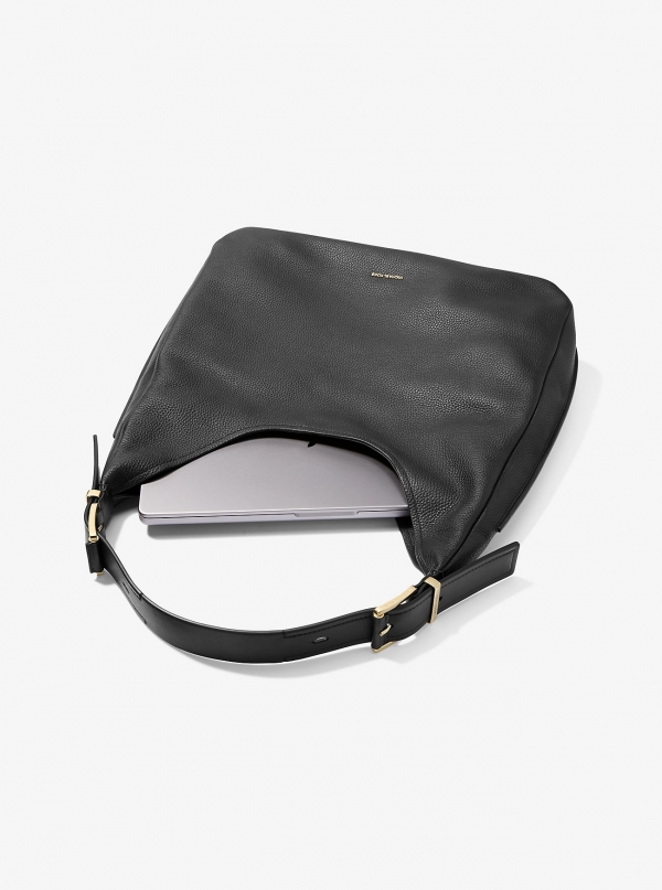 MICHAEL Michael Kors Nolita Large Pebbled Leather Hobo Shoulder Bag