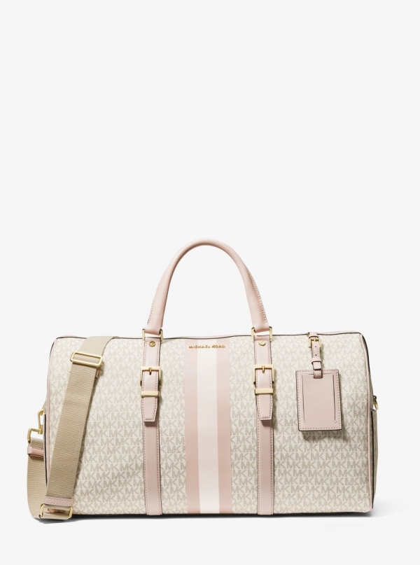 MICHAEL Michael Kors Bedford Travel Extra-Large Logo Stripe Weekender Bag