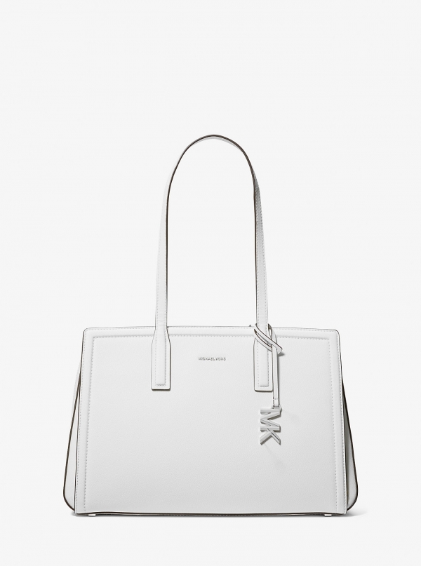 MICHAEL Michael Kors Laila Medium Pebbled Leather Tote Bag