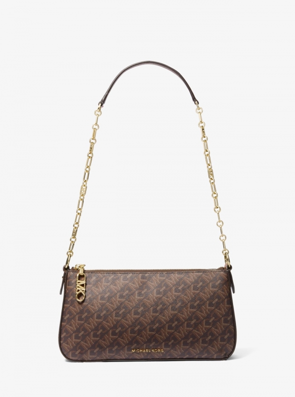 MICHAEL Michael Kors Empire Medium Chain-Link Pochette