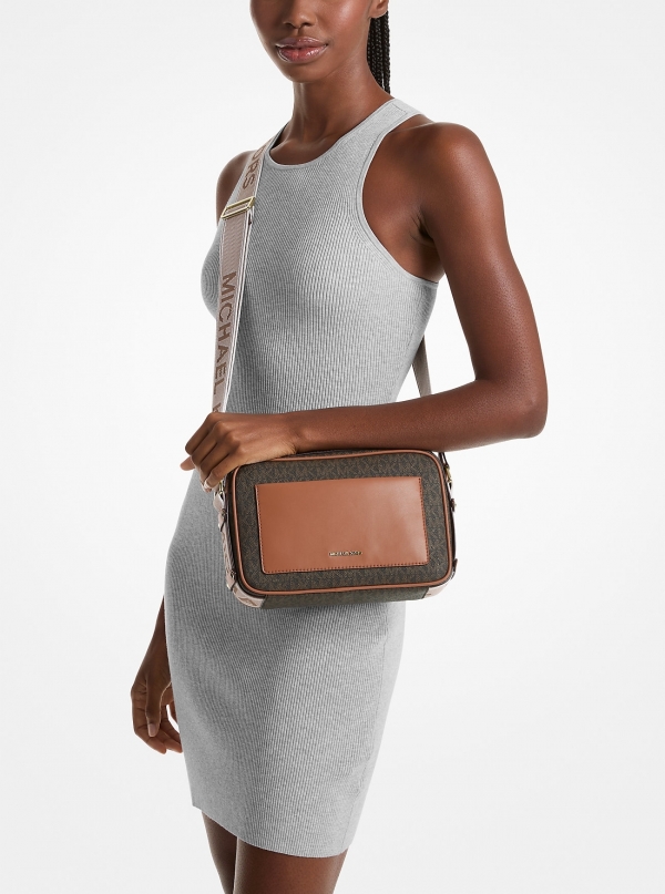 MICHAEL Michael Kors Maeve Large Signature Logo Crossbody Bag