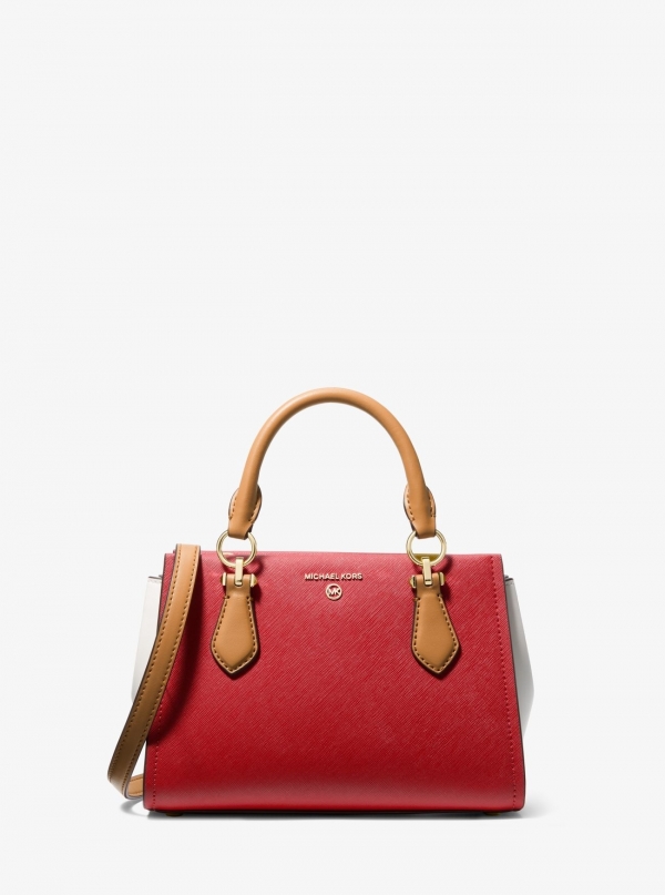 MICHAEL Michael Kors Marilyn Small Color-Block Saffiano Leather Crossbody Bag
