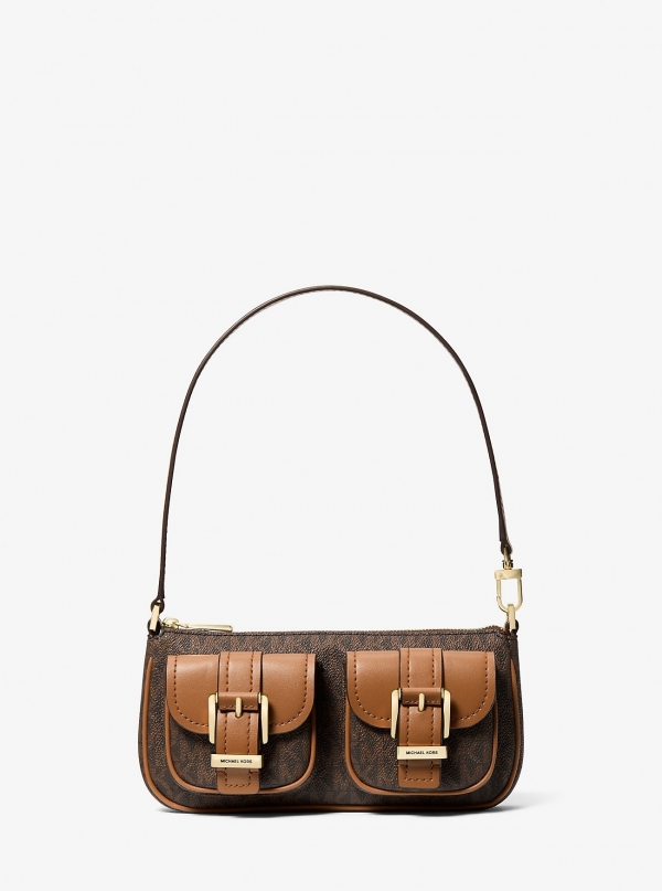 MICHAEL Michael Kors Zoe Small Signature Logo Pochette