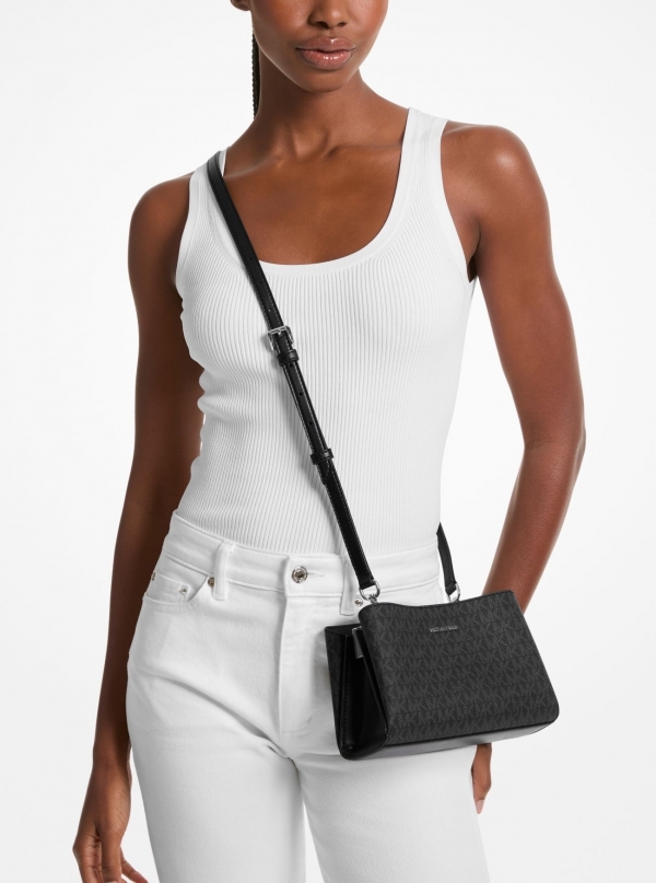 MICHAEL Michael Kors Ruthie Small Signature Logo Crossbody Bag
