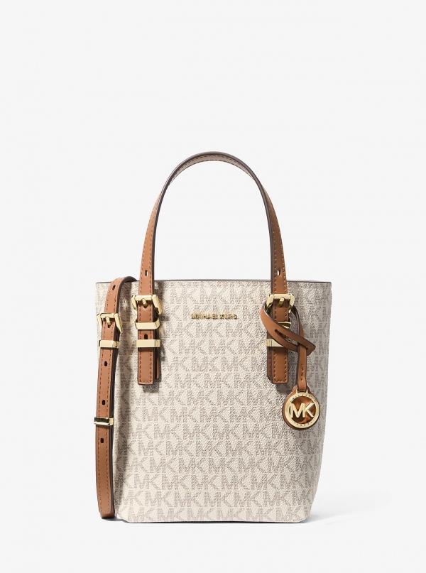 MICHAEL Michael Kors Quinn Extra-Small Signature Logo and Leather Convertible Tote Bag