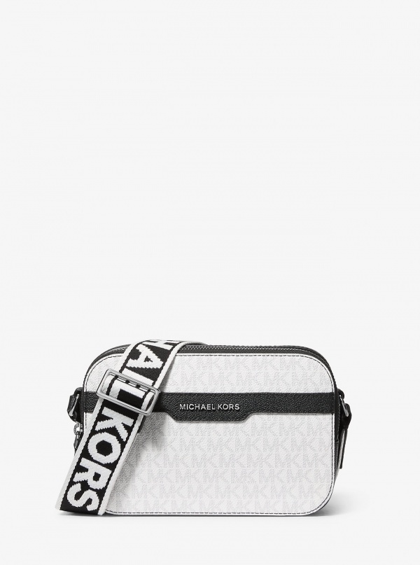 Michael Kors Mens Hudson Signature Logo Camera Crossbody Bag