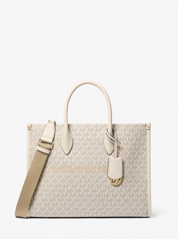 MICHAEL Michael Kors Mirella Medium Signature Logo Tote Bag