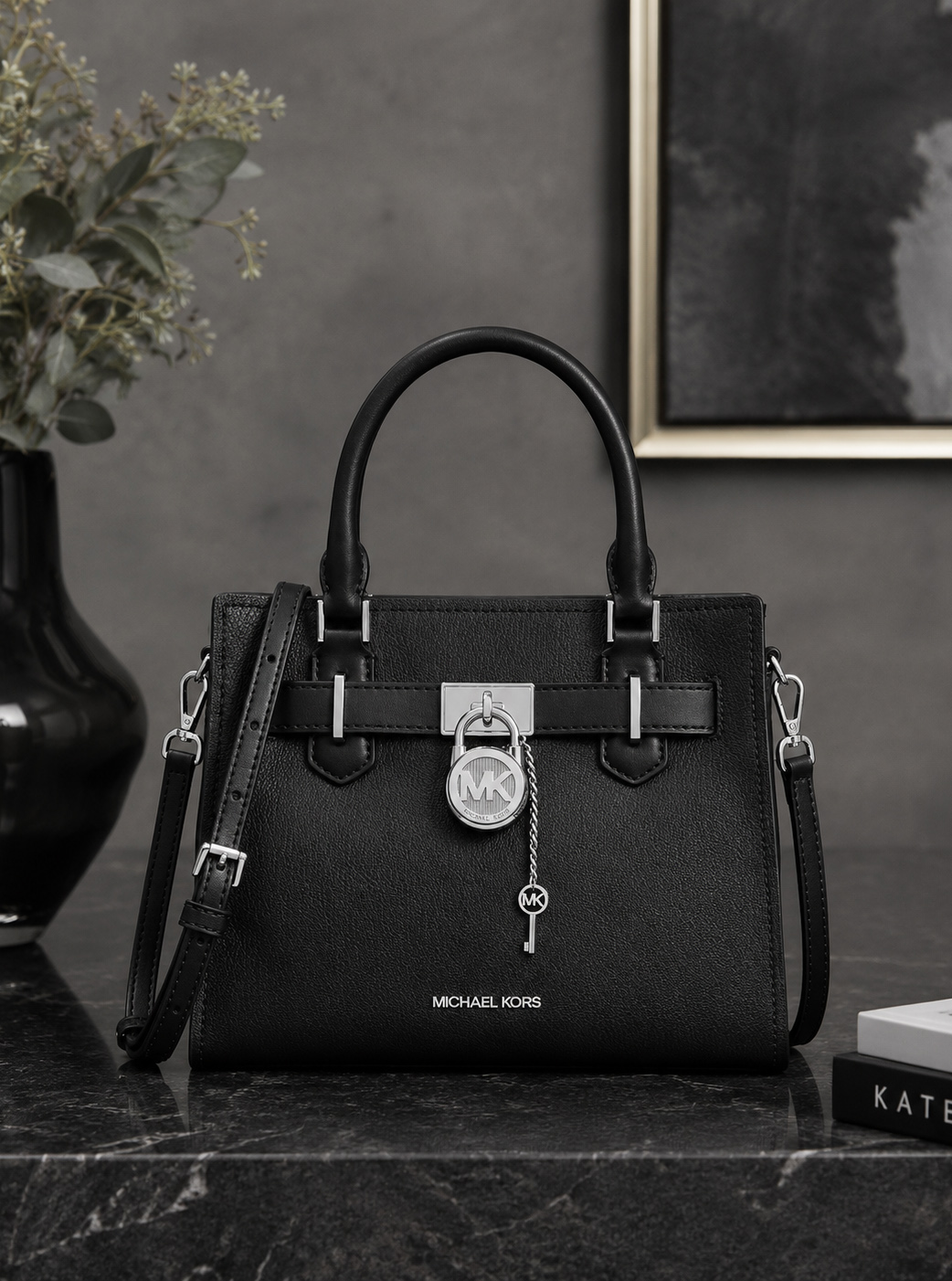 Сумка Michael Kors Hamilton Small Leather Satchel
