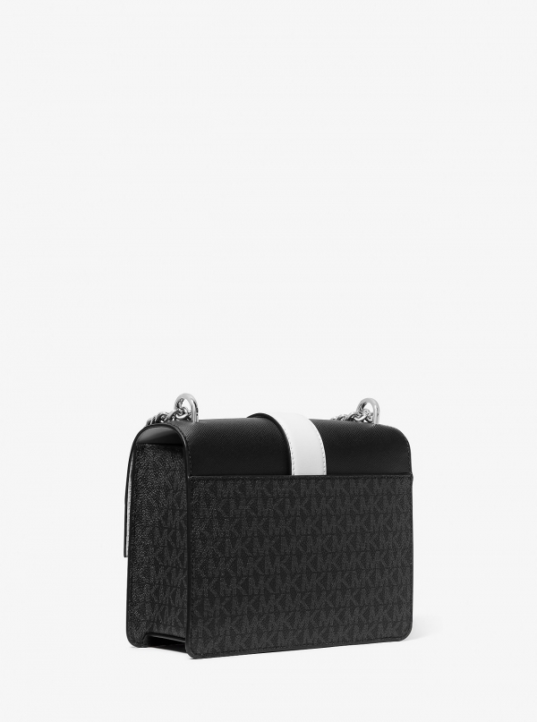 MICHAEL Michael Kors Greenwich Small Color-Block Signature Logo Crossbody Bag