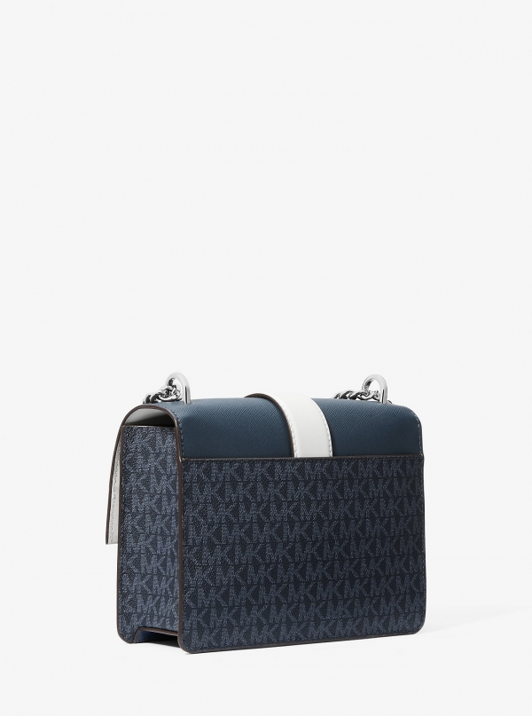 MICHAEL Michael Kors Greenwich Small Color-Block Signature Logo Crossbody Bag