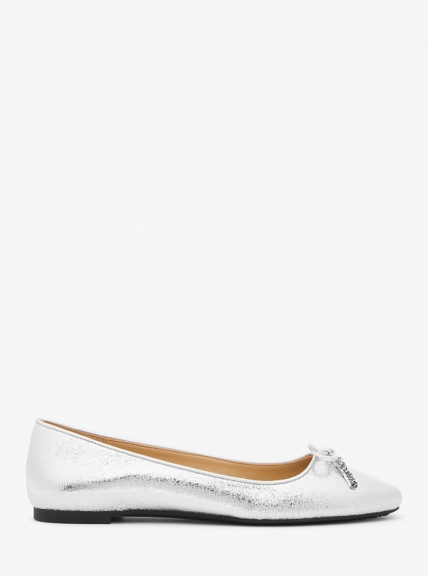 MICHAEL Michael Kors Nori Flex Metallic Leather Ballet Flat