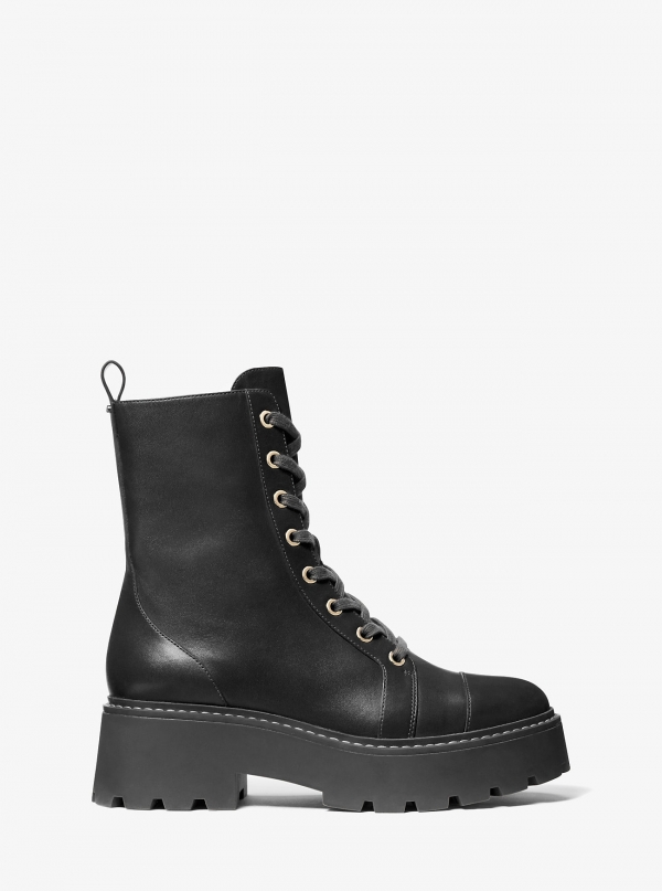 MICHAEL Michael Kors Blake Leather Combat Boot