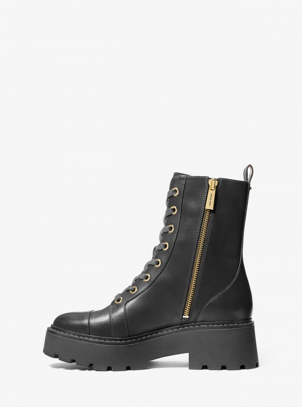 MICHAEL Michael Kors Blake Leather Combat Boot