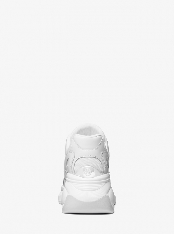 MICHAEL Michael Kors Zuma Leather and Mesh Trainer