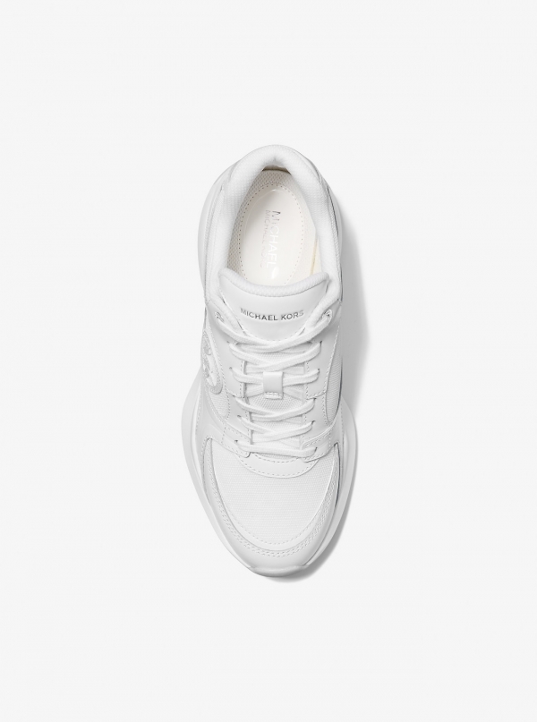 MICHAEL Michael Kors Zuma Leather and Mesh Trainer